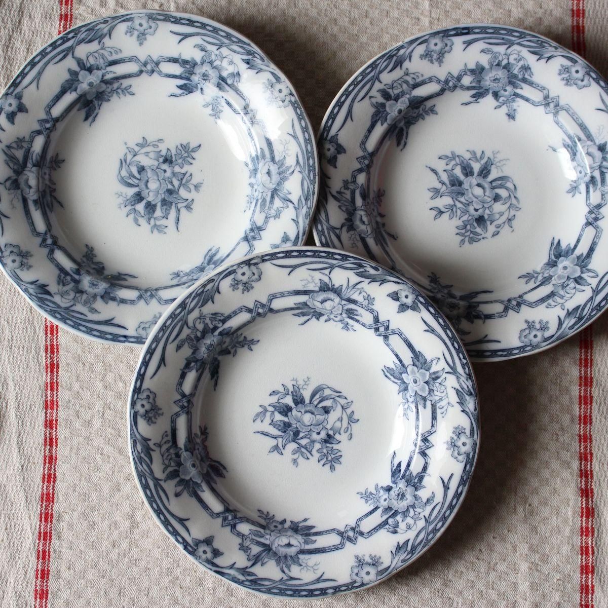 SARREGUEMINES SERES スープ皿 3枚セット