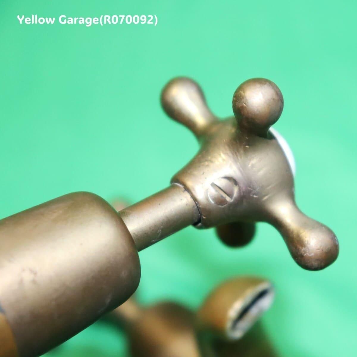 ヴィクトリアンスタイル 真鍮製アンティーク蛇口（HOT & COLD