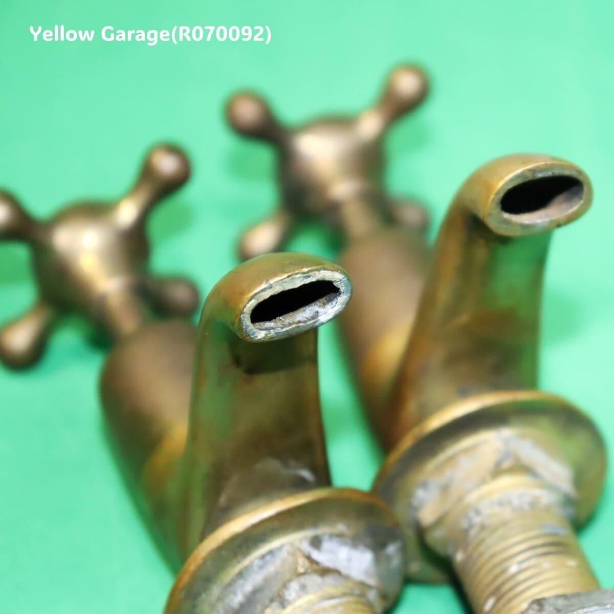 ヴィクトリアンスタイル 真鍮製アンティーク蛇口（HOT & COLD