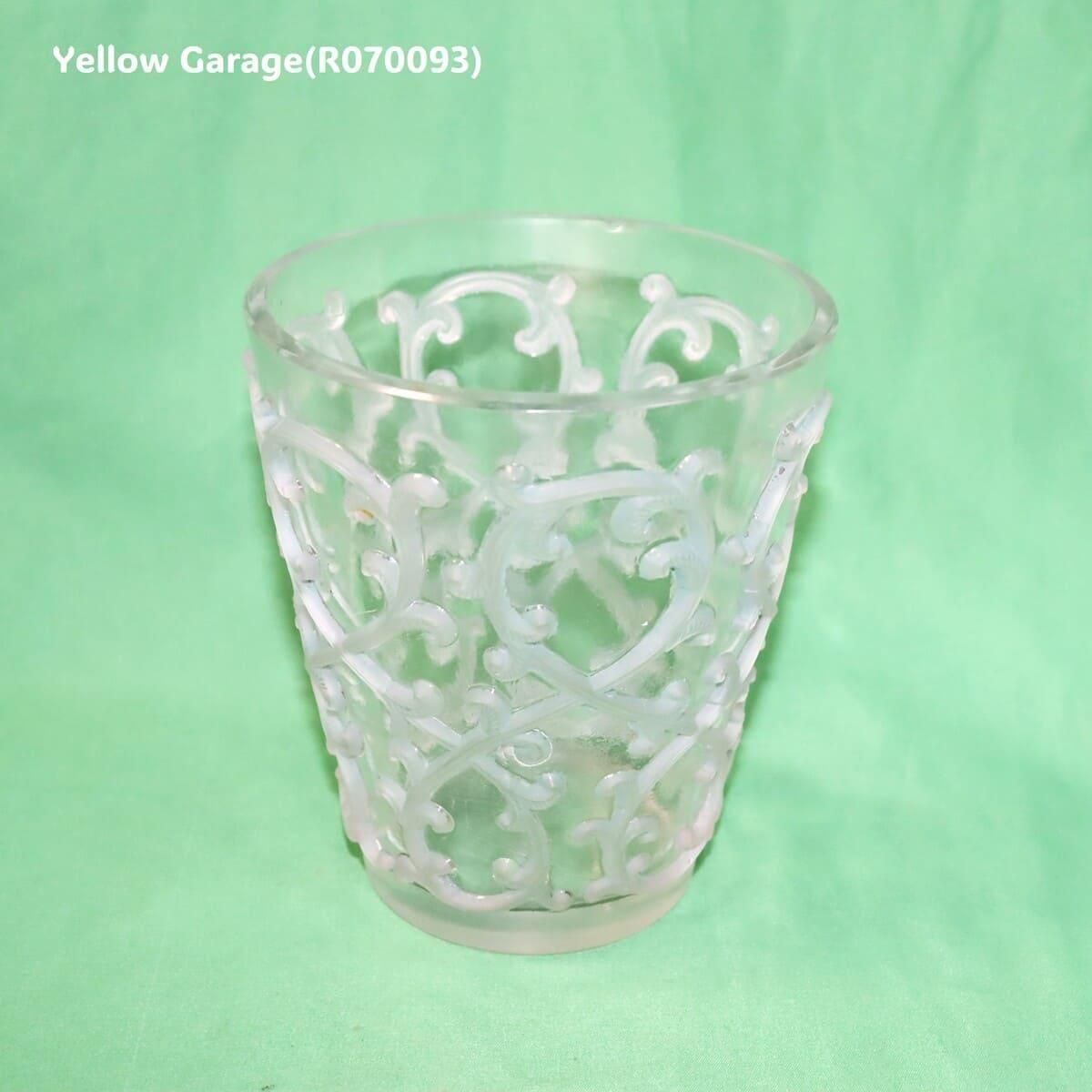 ルネ・ラリック アール・デコ グラス サーモン ラヴェ・レザン