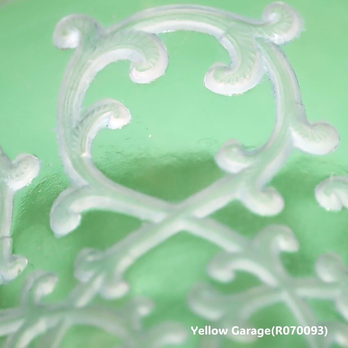 ルネ・ラリック アール・デコ グラス サーモン ラヴェ・レザン