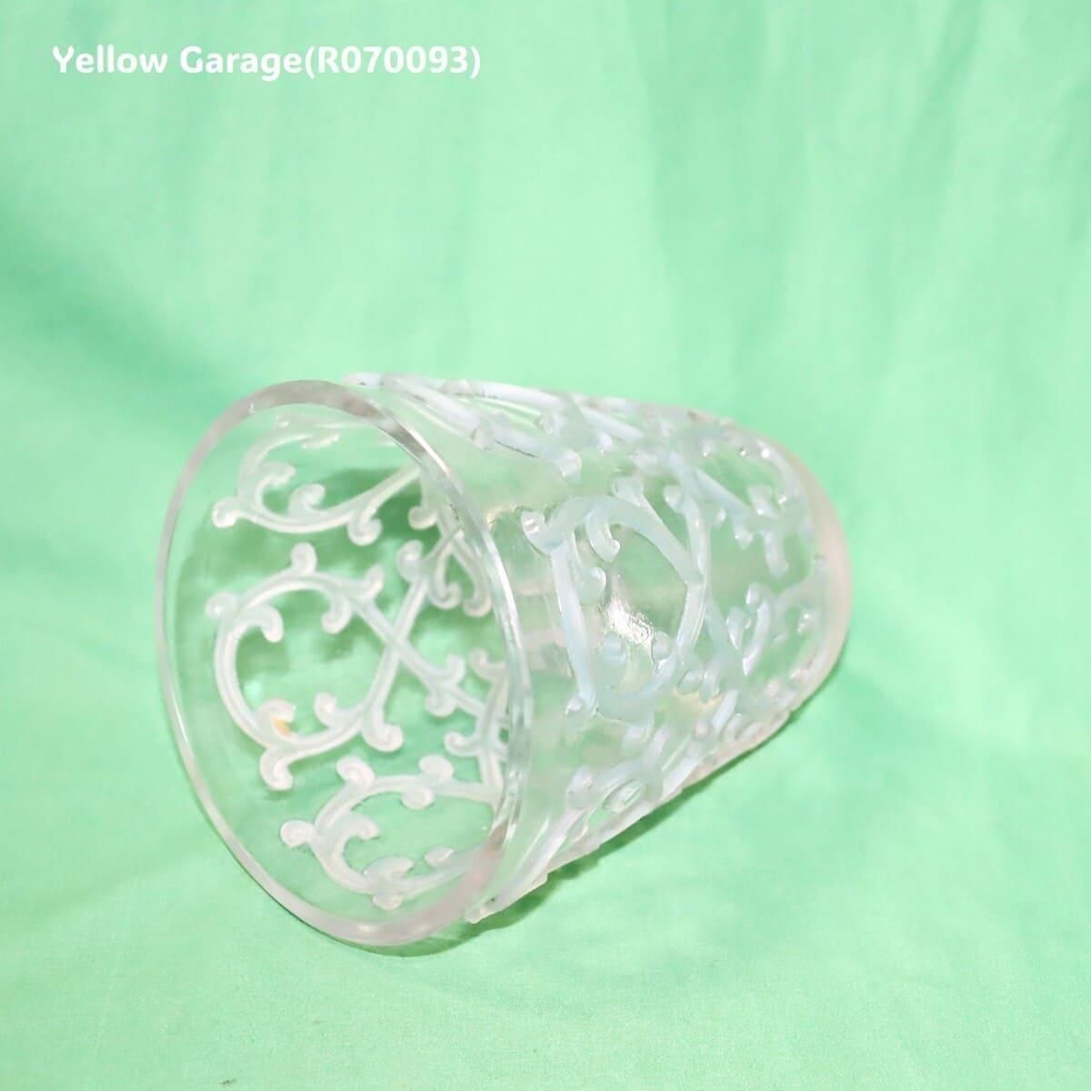 ルネ・ラリック アール・デコ グラス サーモン ラヴェ・レザン