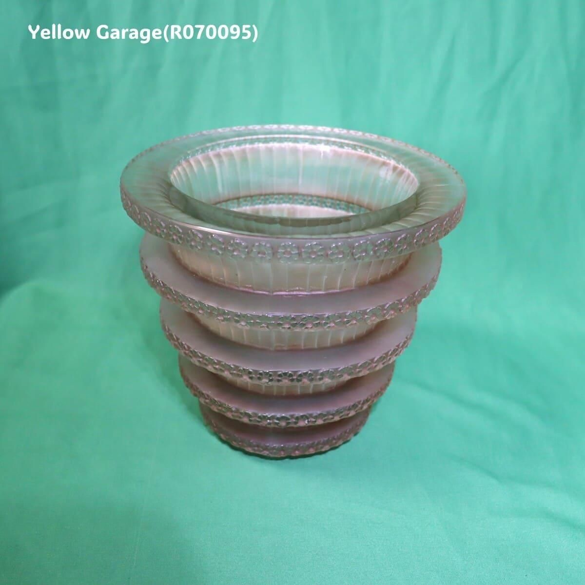 R. LALIQUE 「シェヴルーズ/Chevreuse」フラワーモチーフ厚手