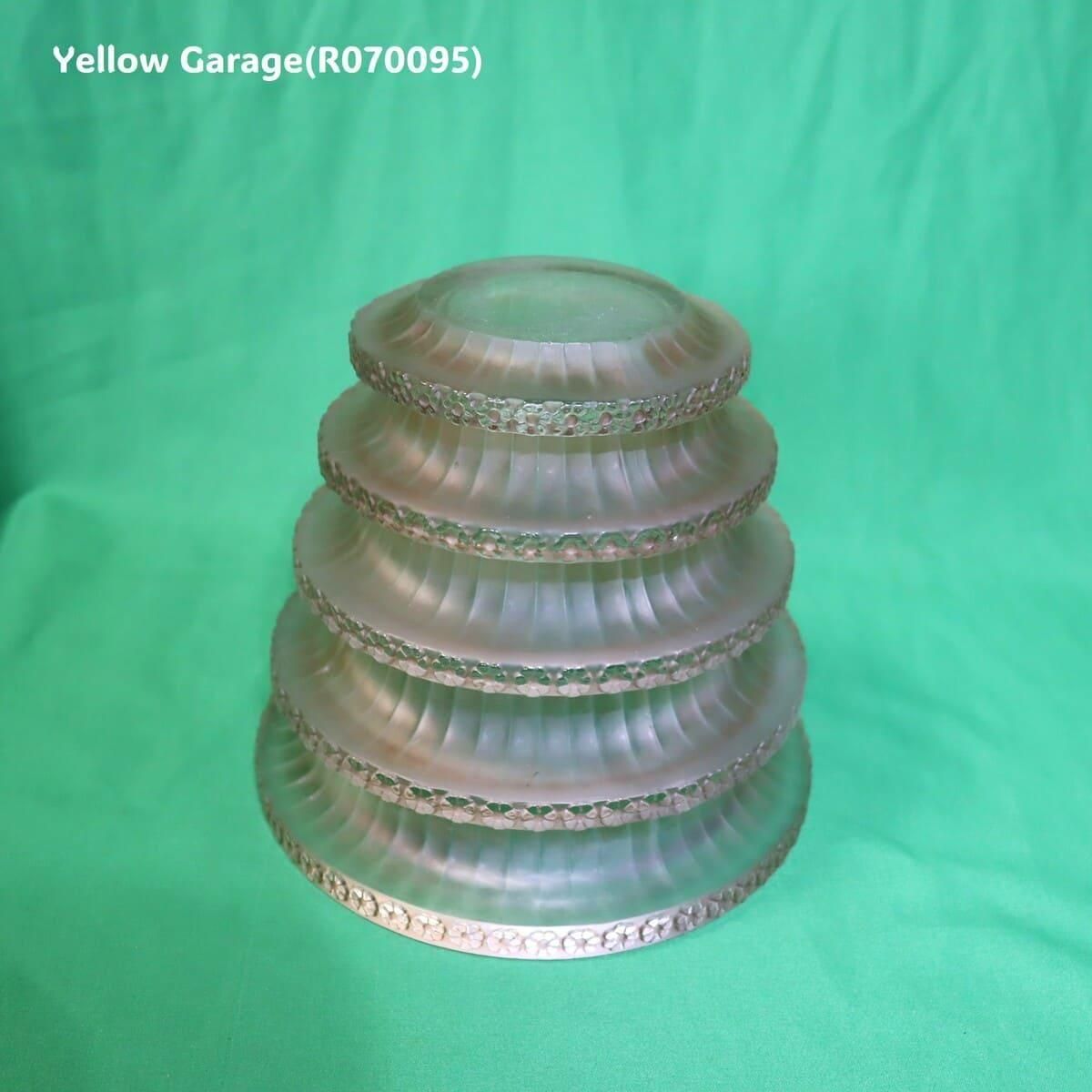 R. LALIQUE 「シェヴルーズ/Chevreuse」フラワーモチーフ厚手