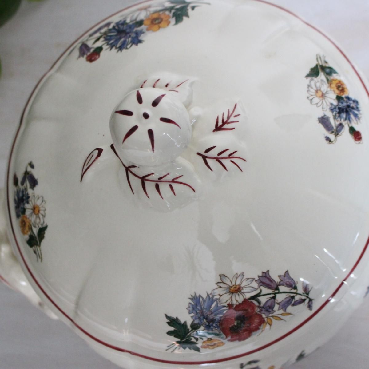 フランス アンティーク☆Sarregueminesサルグミンヌ Agreste