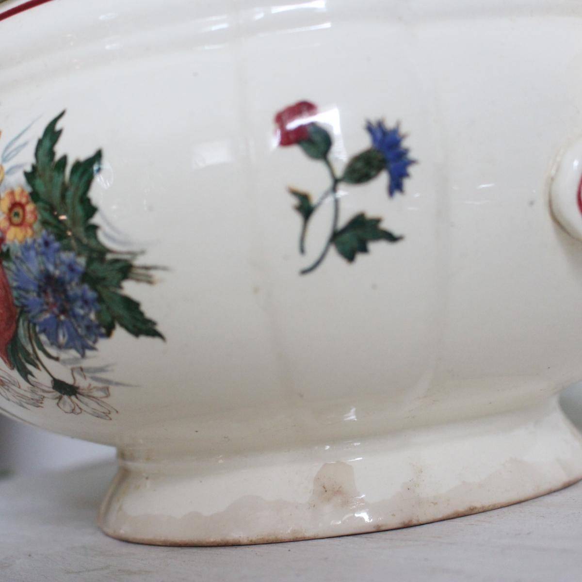 フランス アンティーク☆Sarregueminesサルグミンヌ Agreste