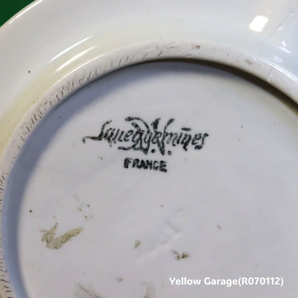 サンデマン ポート＆シェリー 陶器製アンティーク灰皿（Limoges製