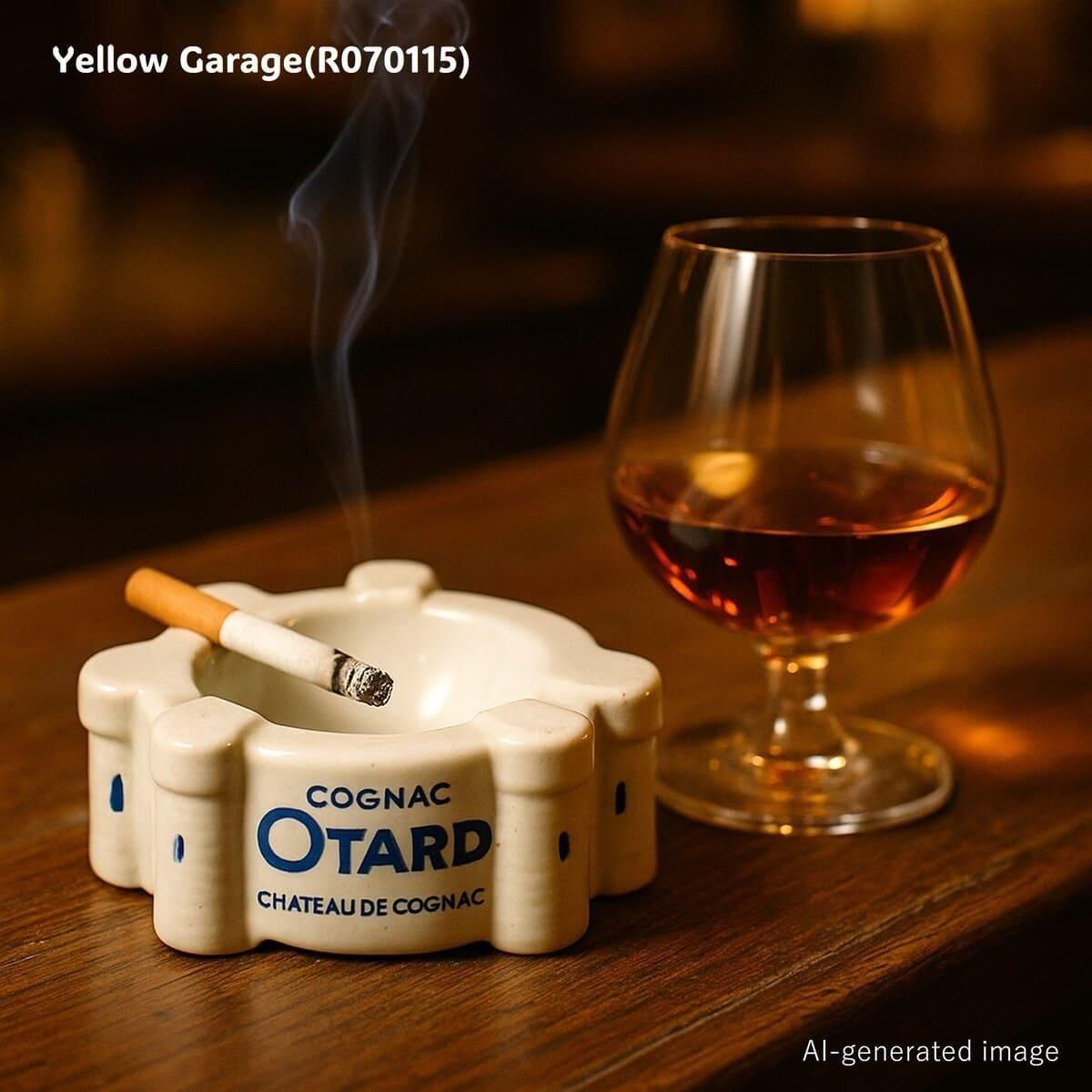 アンティーク灰皿「COGNAC OTARD」シャトー・ド・コニャック モチーフ
