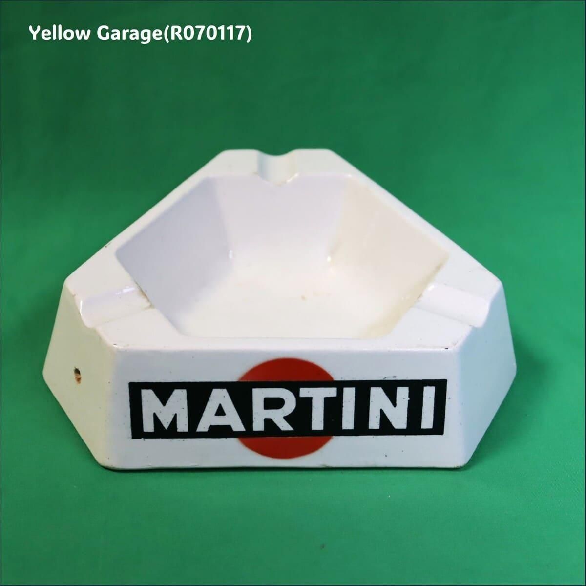ヴィンテージ MARTINI アッシュトレイ（フランス製／Sarreguemines