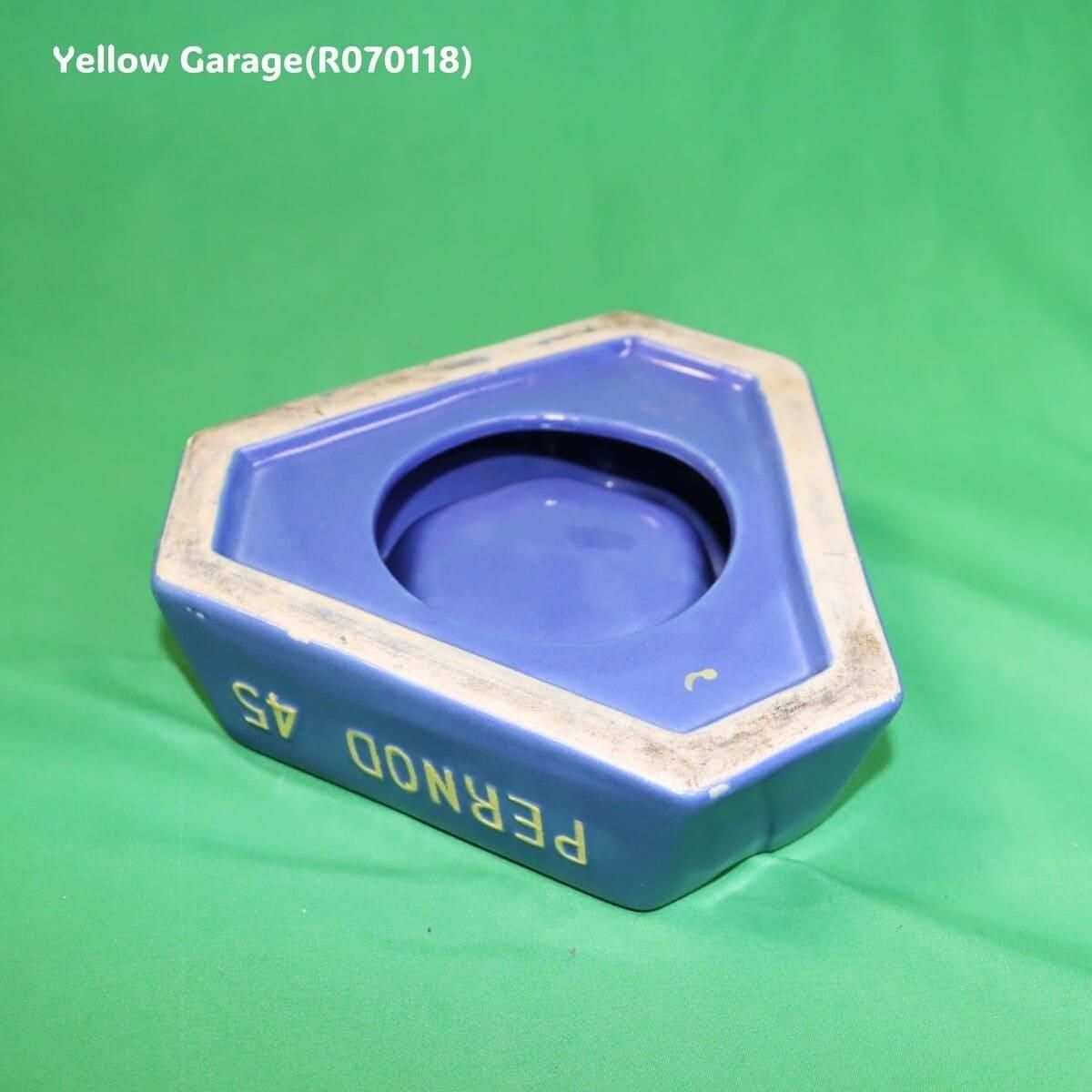 ヴィンテージ PERNOD 45 アッシュトレイ（フランス製 ブルー陶器