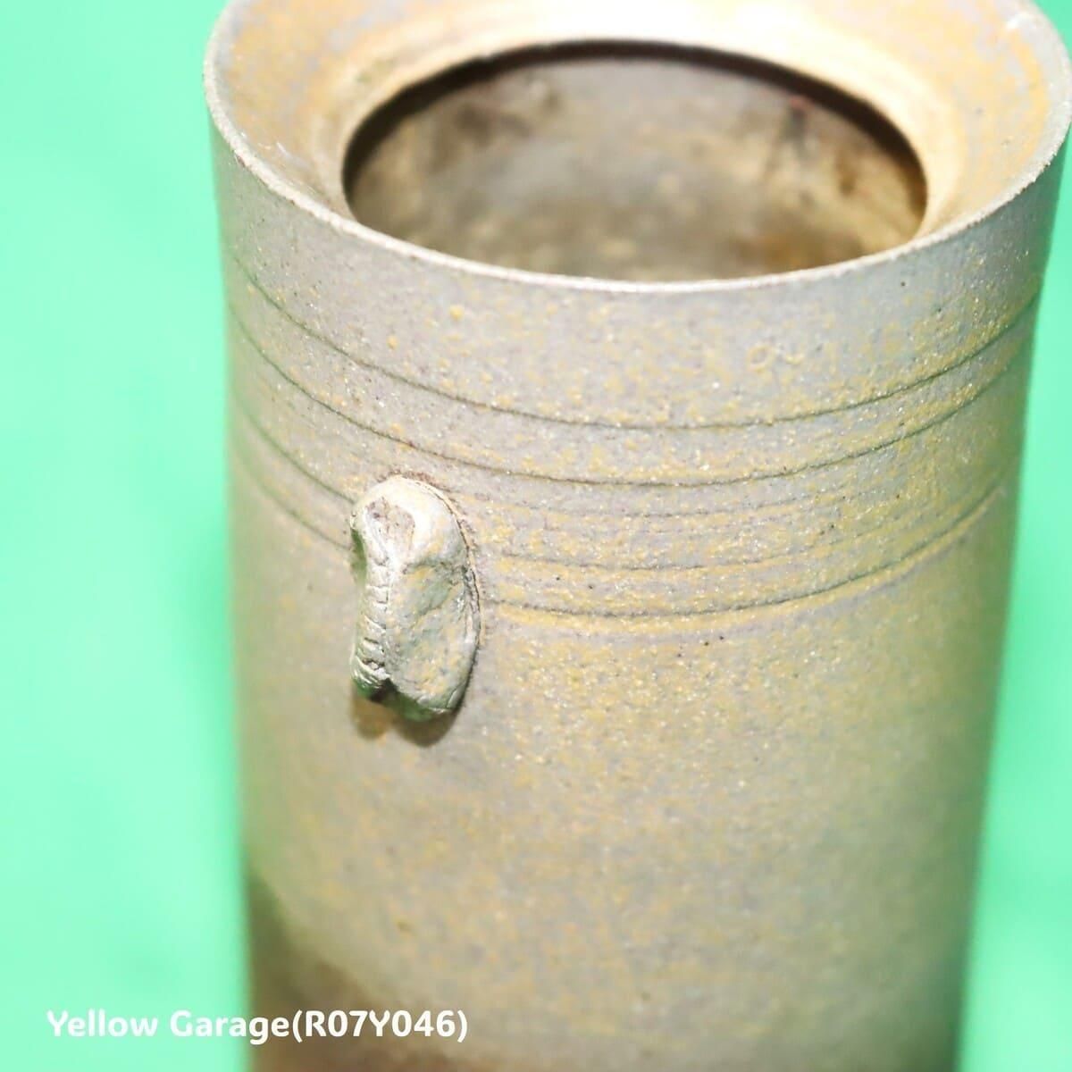 備前焼 花入れ（亀井勝 作 署名あり）高さ17cm - ANTIQUE LEAVES