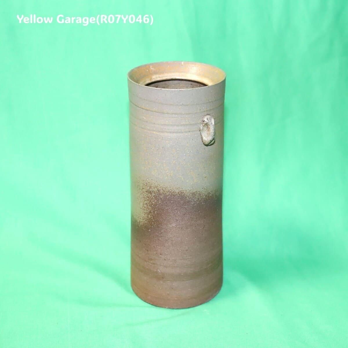 亀井勝　灰釉花入 亀井勝 灰釉花入