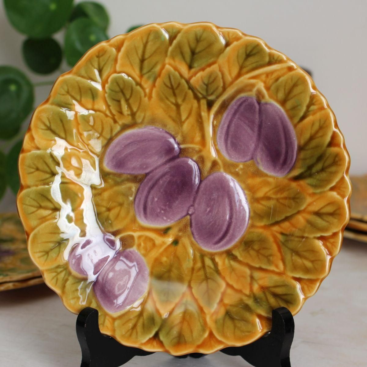 フランス ブロカント☆Sarreguemines サルグミンヌ製 バルボティーヌ