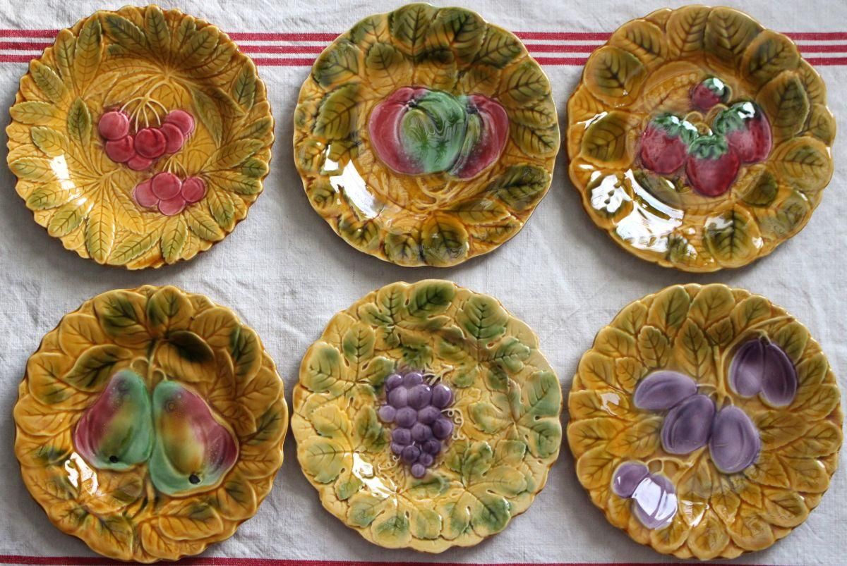 フランス アンティーク リンゴのバルボティーヌ皿