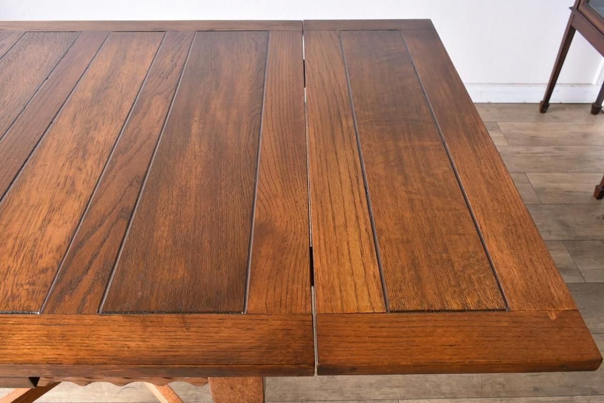 温もりと風格を纏う1920年代イギリス製ドローリーフテーブル 【t103