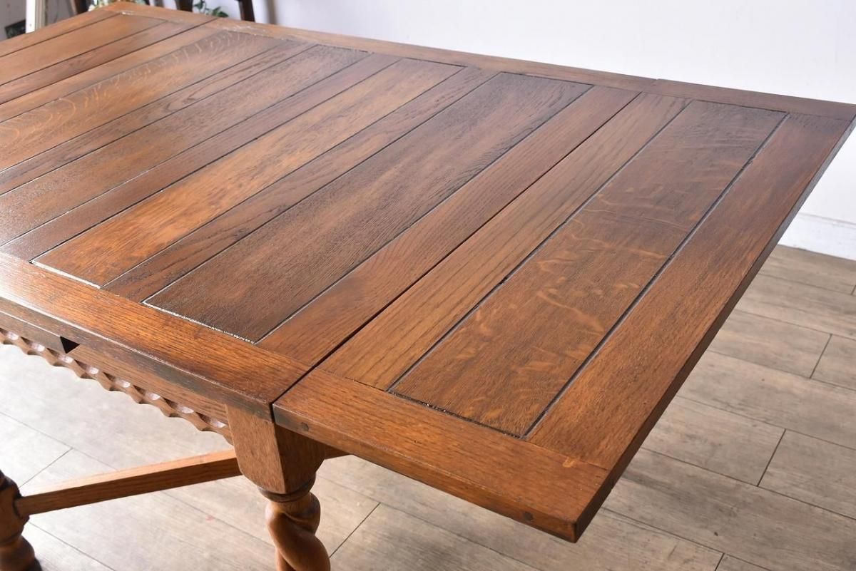 温もりと風格を纏う1920年代イギリス製ドローリーフテーブル 【t103