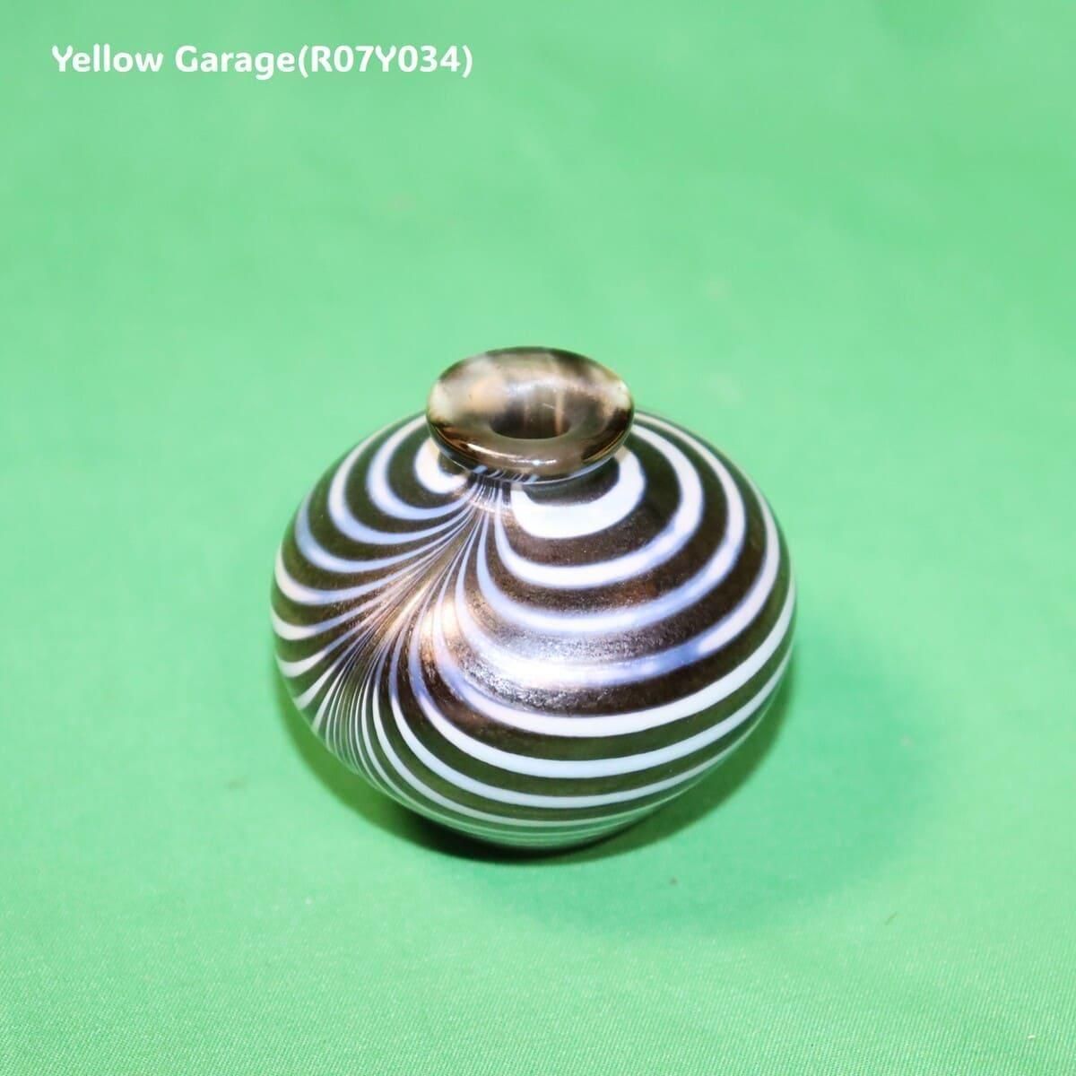  KOSTA BODA ܥ ȥ饹 ߥ˥١ Brown & White Flow 6cm