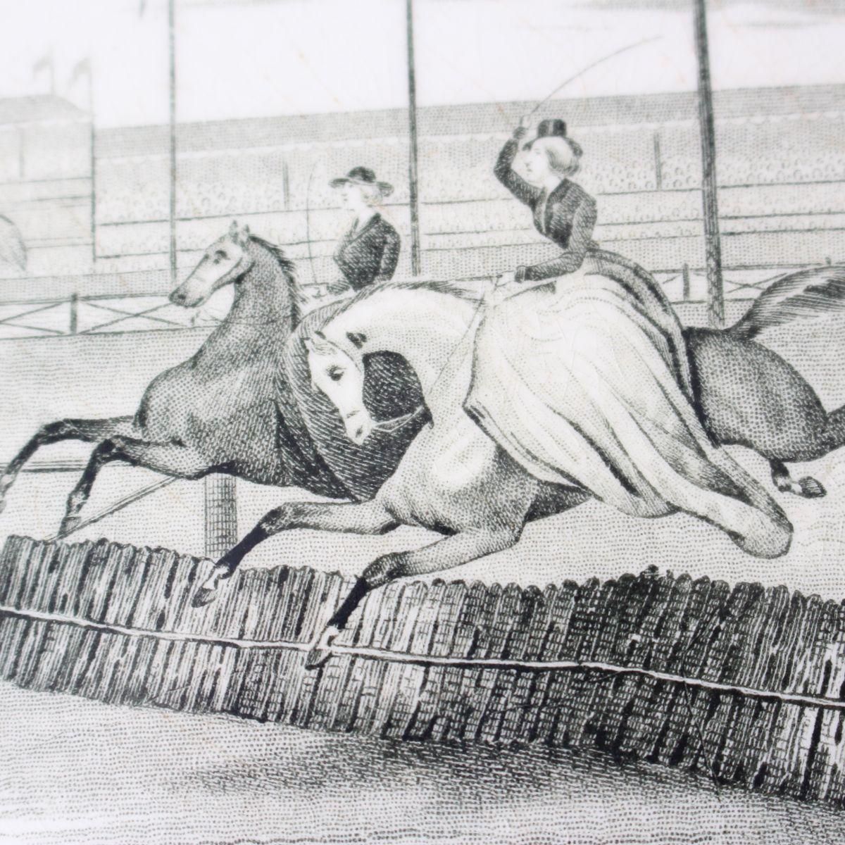 ե ƥ19 쥤桦ȥ Creil et MontereauLa Course des HaiesAssiette Parlanteåե󥹤ȯ