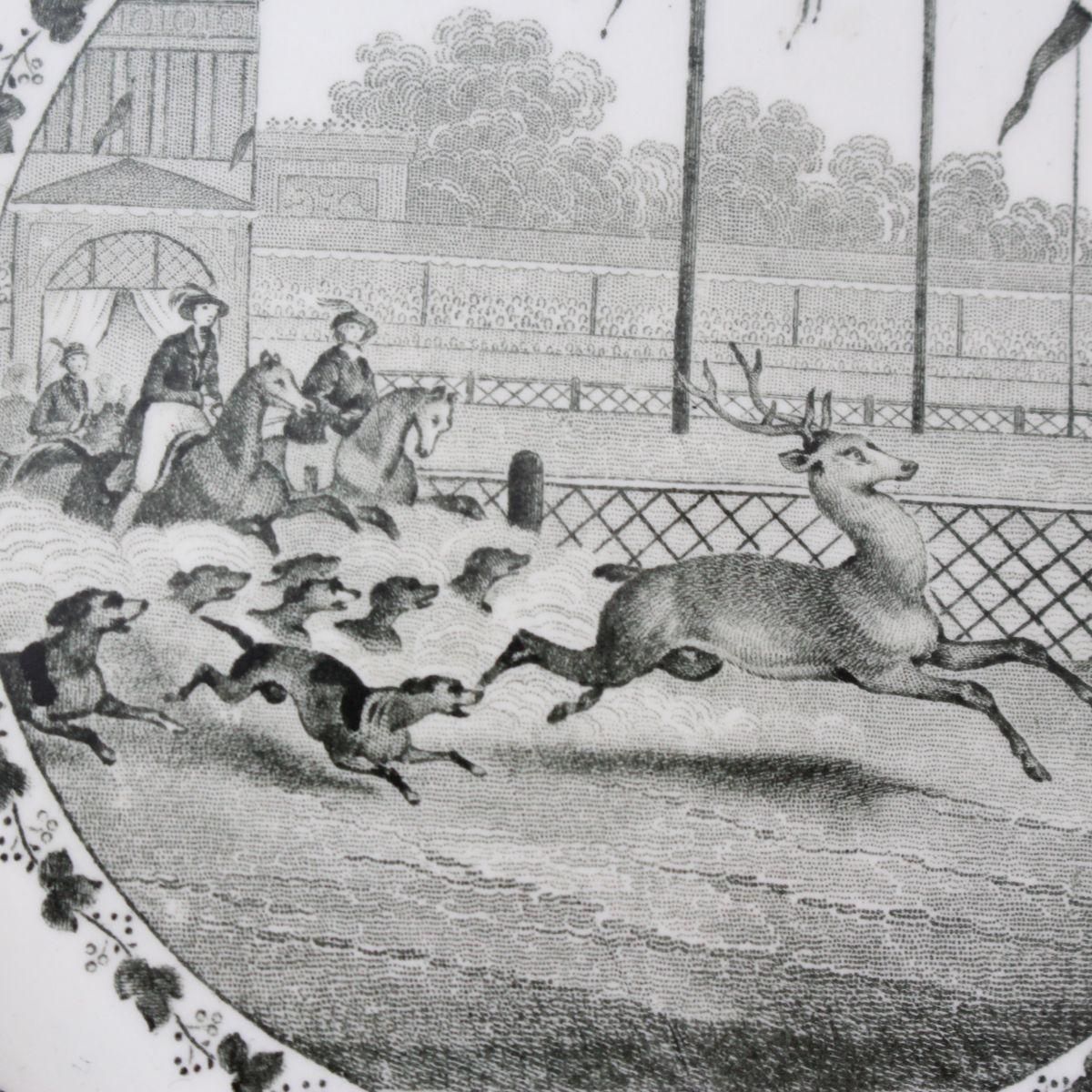 ե ƥ19 쥤桦ȥ Creil et MontereauLa Chasse au CerfAssiette Parlanteåե󥹤ȯ