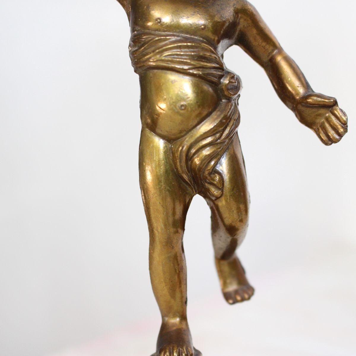 フランス アンティーク☆真鍮製 ペア エンジェルのキャンドルスタンド