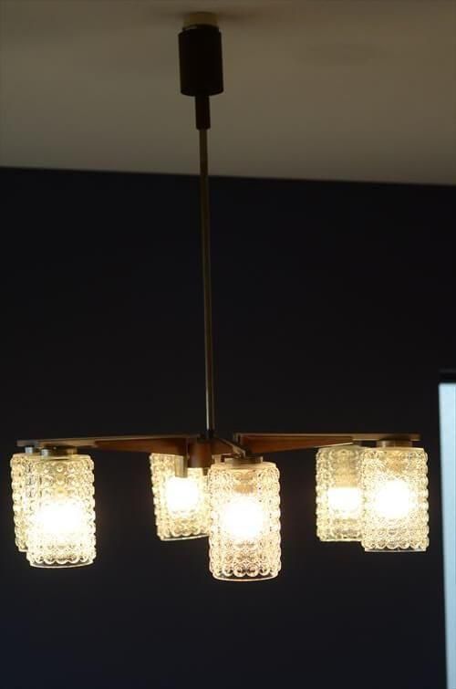 美品　ガラス　イタリア　シャンデリア　アンティークランプ POSSONI】イタリア製最上級ブランド・アンティーク調シャンデリア15灯