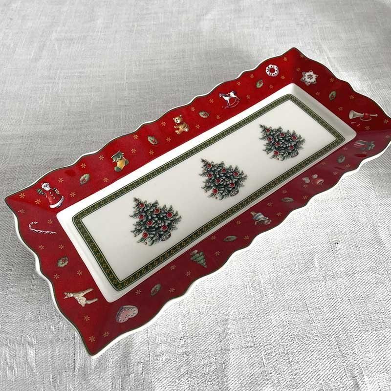 ☆M448 ○ビレロイアンドボッホ　クリスマスプレート【未使用】かわいい ビレロイ＆ボッホ ノエル クリスマスプレート サンタ Toy's Fantasy