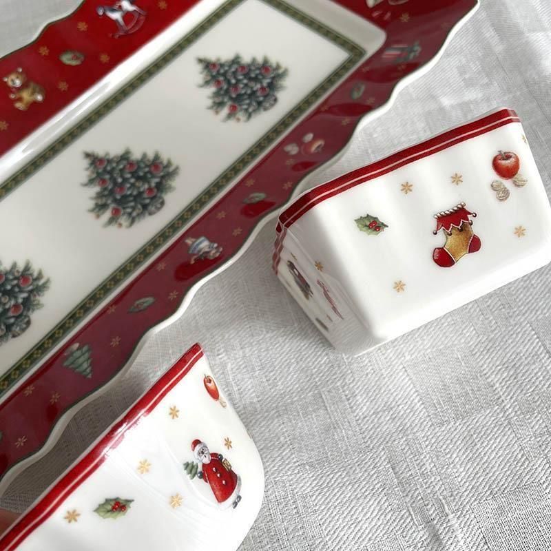 ビレロイ＆ボッホ ノエル クリスマスプレートと小ボール3個セット