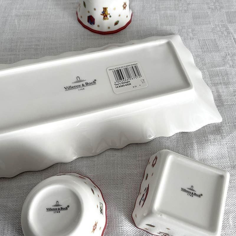 ビレロイ＆ボッホ ノエル クリスマスプレートと小ボール3個セット