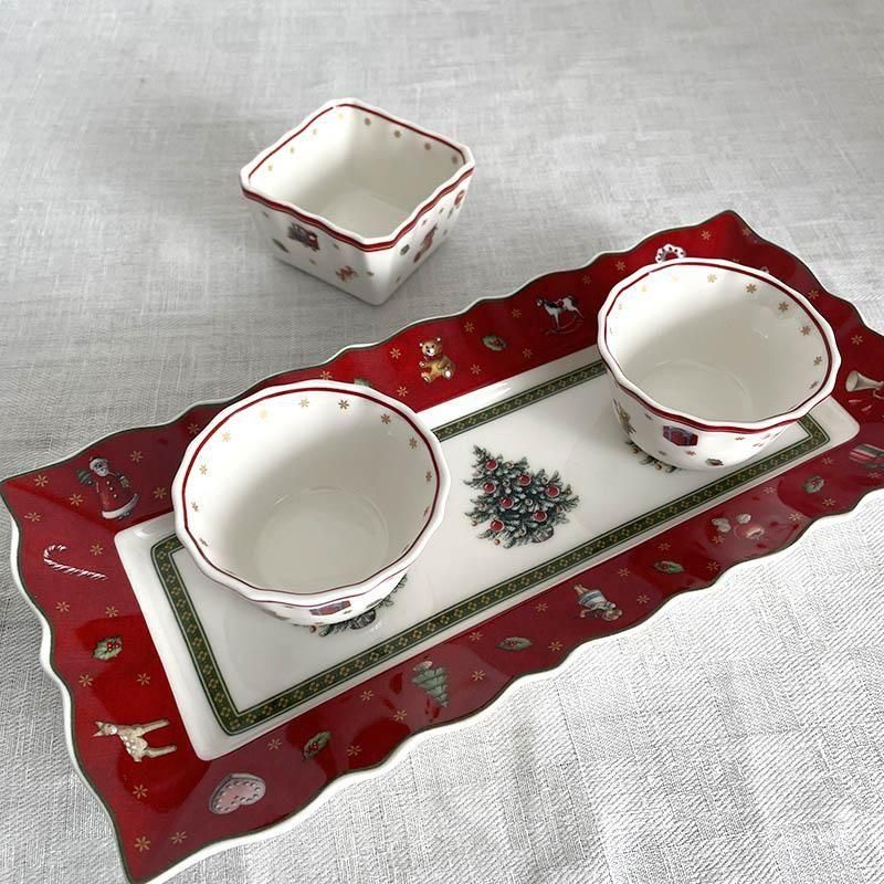 ビレロイ＆ボッホ　クリスマス　ケーキ皿　プレート 4枚セット ビレロイ＆ボッホ クリスマス ケーキ皿 プレート 4枚セット