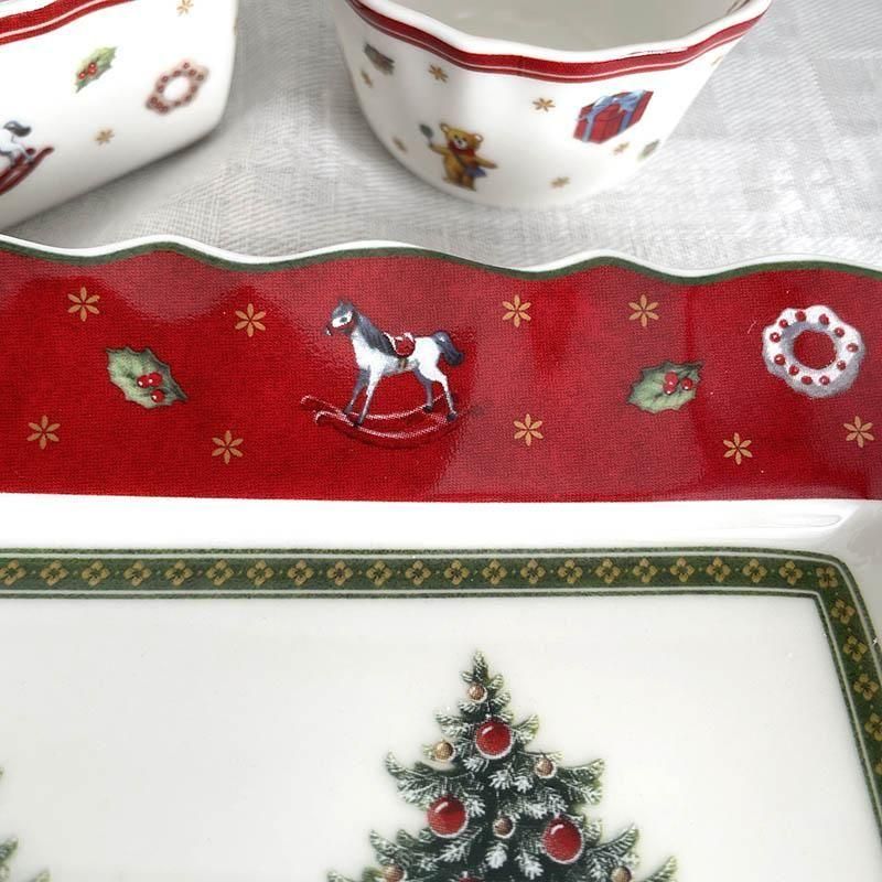 ビレロイ＆ボッホ ノエル クリスマスプレートと小ボール3個セット