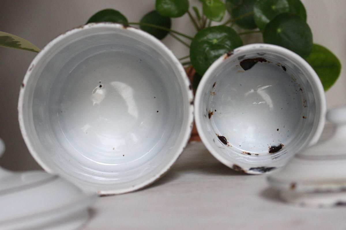 フランスアンティークホーロー激レアピンクの薔薇模様cafeキャニスター フランスアンティークホーロー激レアピンクの薔薇模様 Chicorée