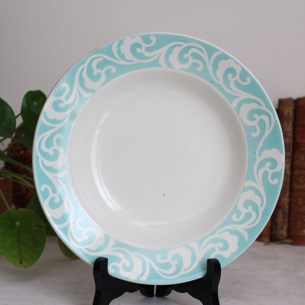 フランス ビンテージ☆Sarreguemines サルグミンヌ Honfleur