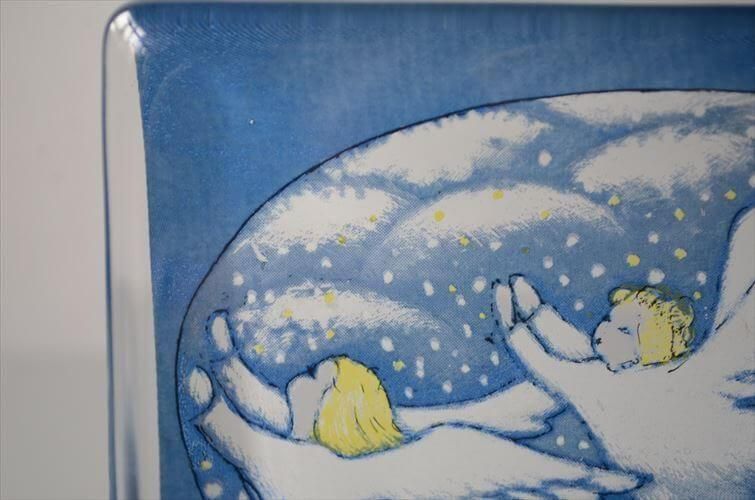 iittala SwingingintheBlueoftheSky 大 ガラスカード オブジェ