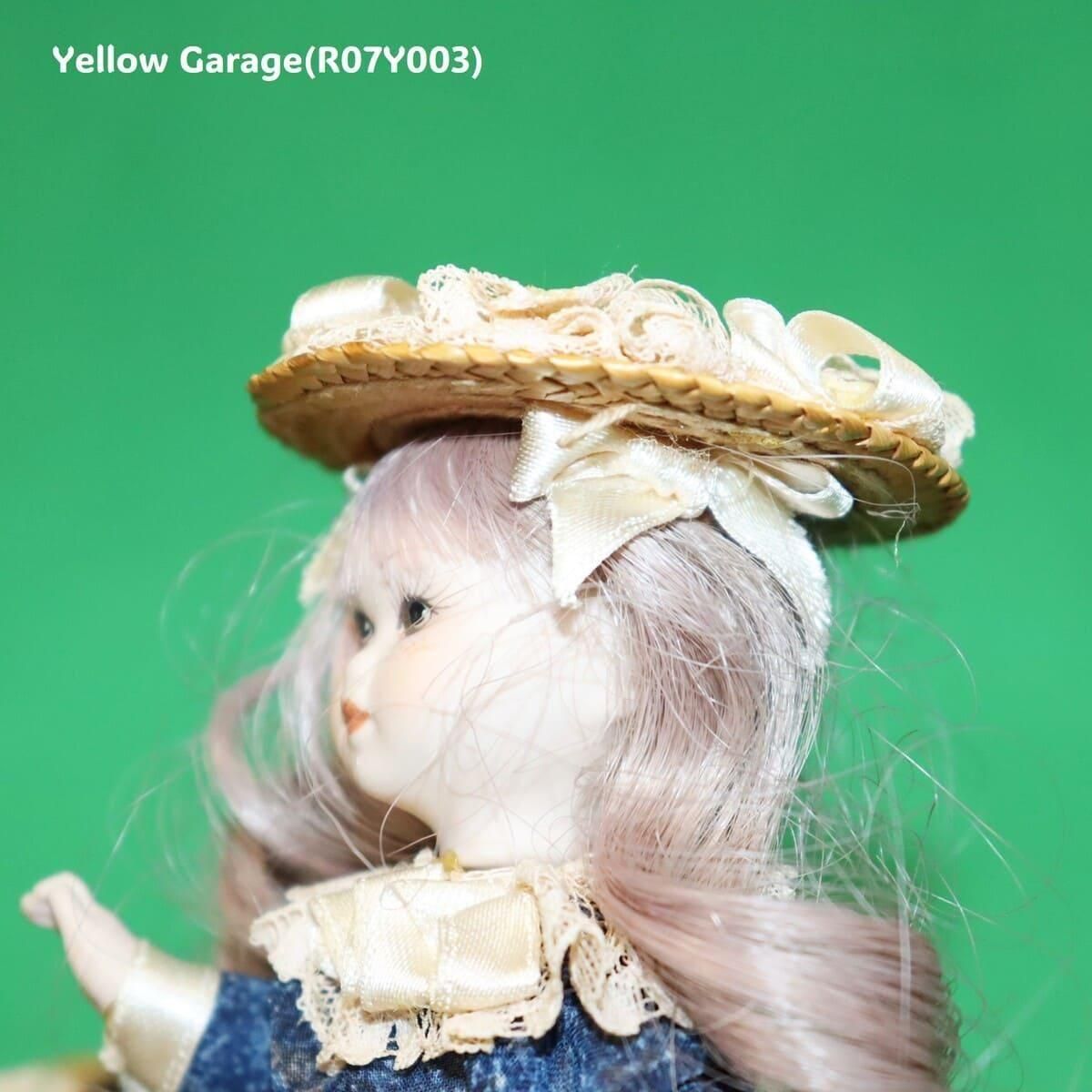 ヴィンテージ陶器ドール｜レースドレスの小さなお嬢さま（13cm