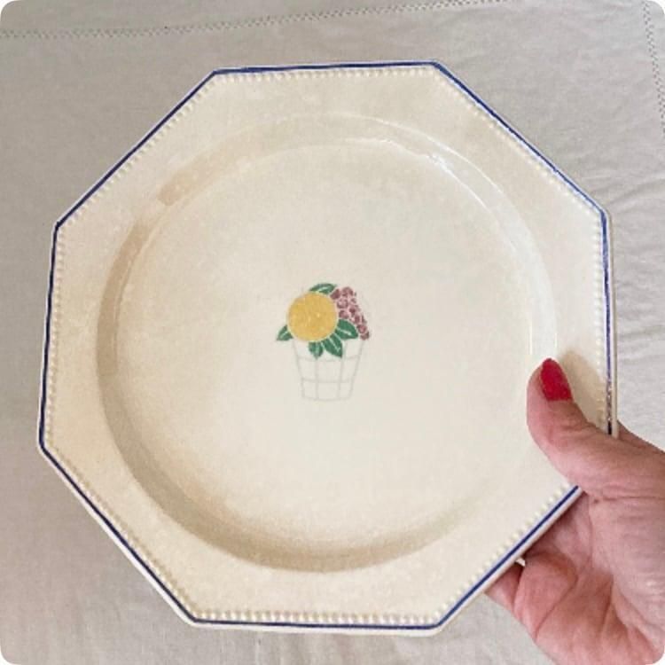 フランス直輸入】フルーツの絵柄が可愛らしい アダムス アンティーク