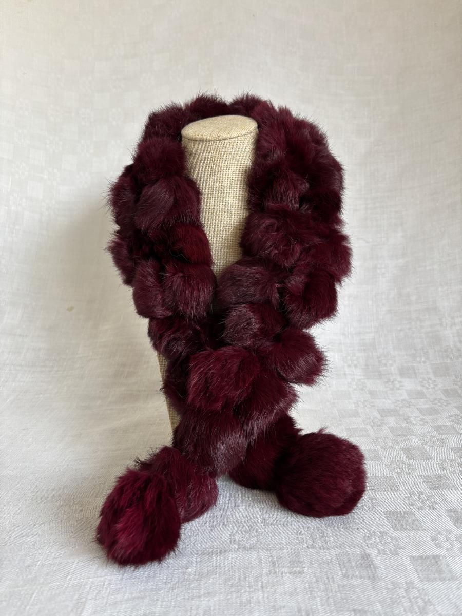 グッチ ラパンファーマフラー ラビットファー ブラウン ブラック 61219 グッチ ラパンファーマフラー ラビットファー ブラウン ブラック 61219