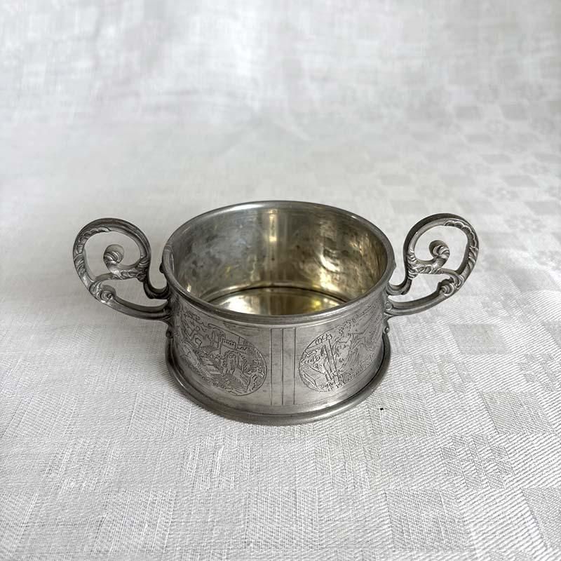 ■値下！アンティーク　ザル　レトロ　キッチン　ホーロー　ヴィンテージ　古道具 1930年代〜ホーローザル3個セット〜フランスアンティーク収集品