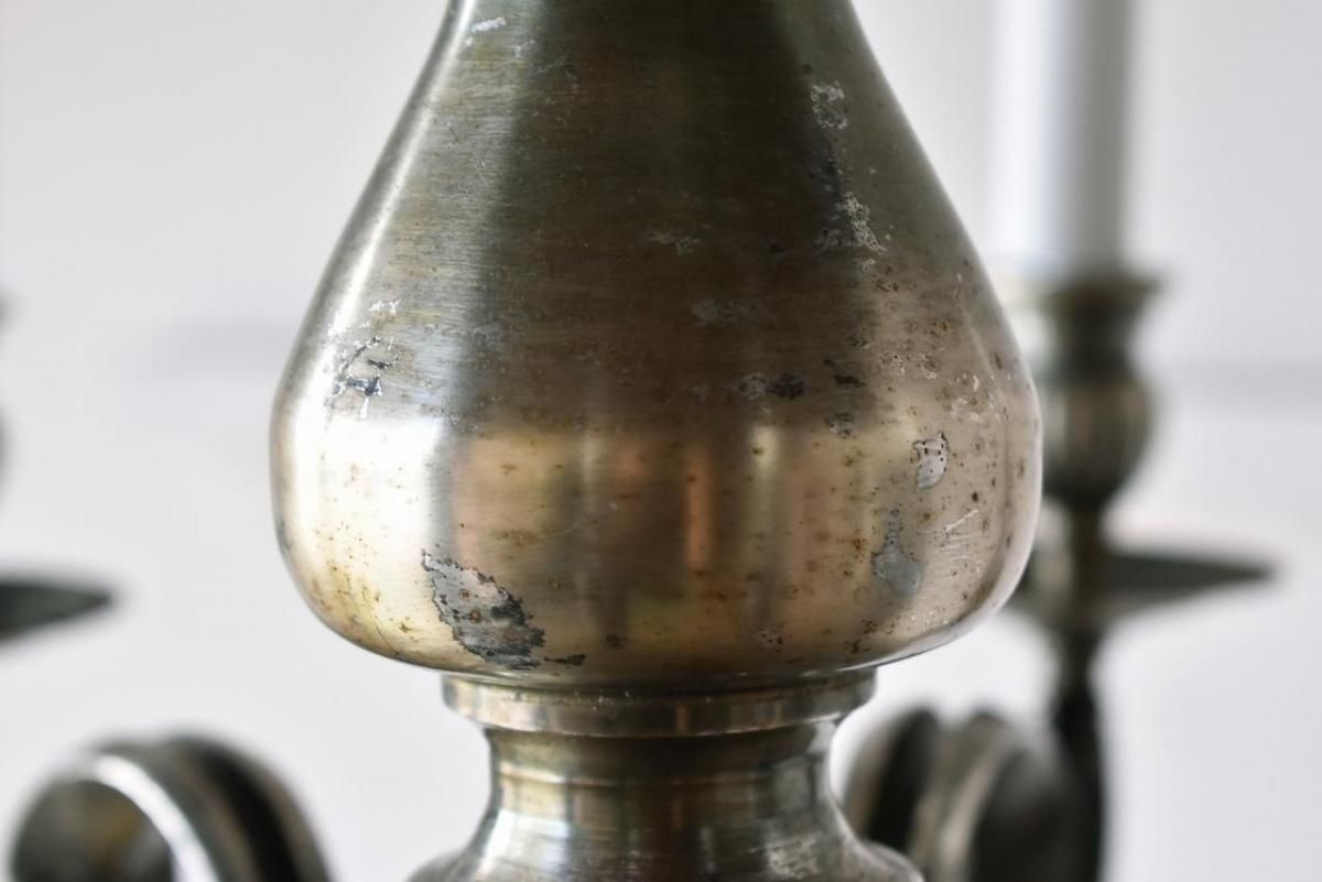 静謐な輝きを放つクラシカルな8灯式シャンデリア【sy85】 - ANTIQUE LEAVES