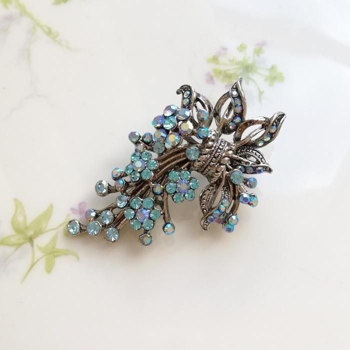 CJ8014 Unsigned Beauty アンティークシルバートーン ブルー＆オーロラ