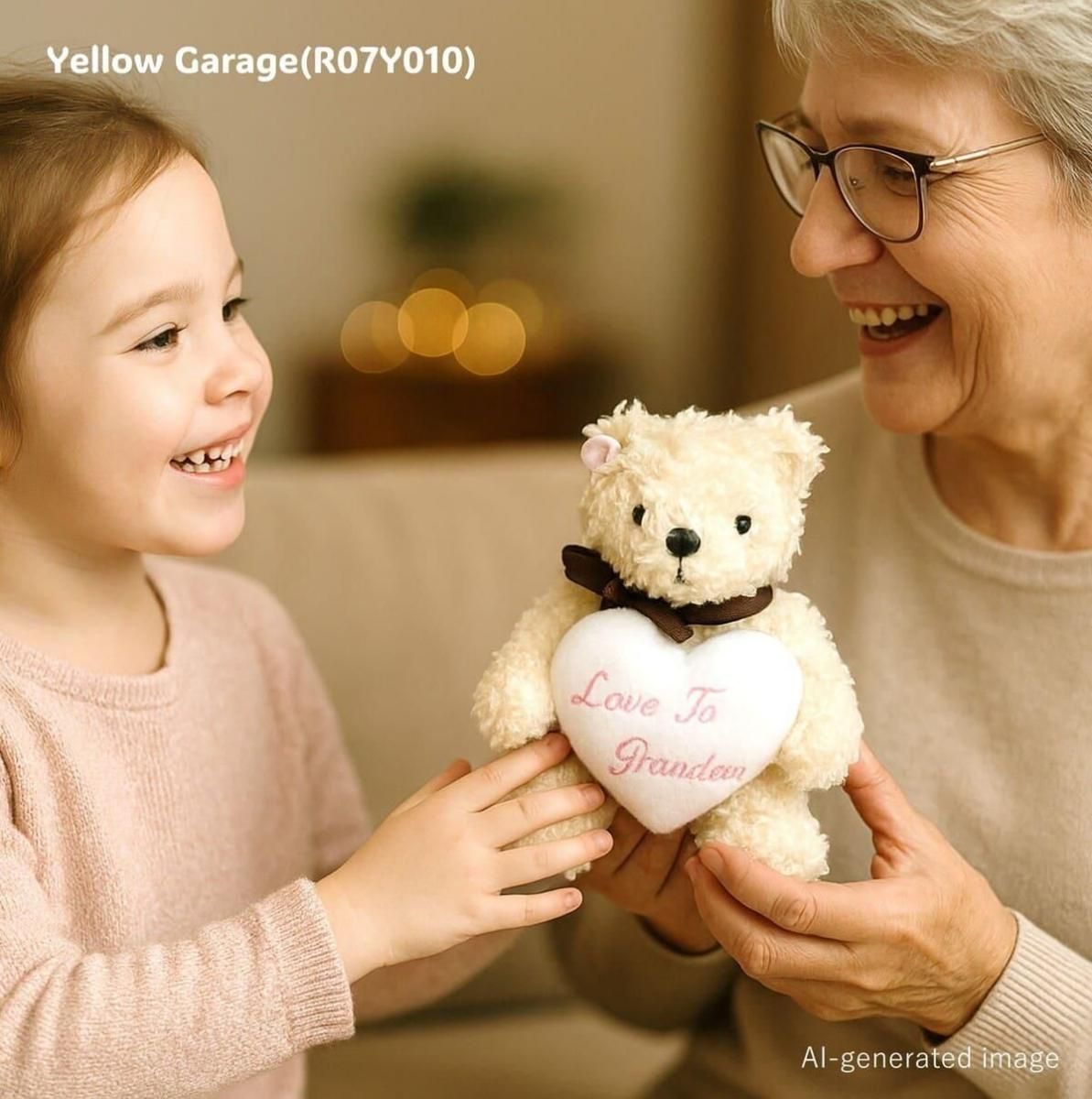 2005年製 TY社「Dear Heart™」テディベア Love to Grandma ハート付
