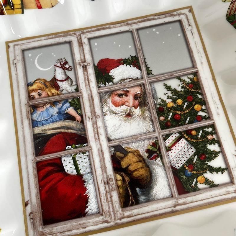 ビレロイボッホ　クリスマス プレート サンタクロース デザイン 超希少 ビレロイボッホ クリスマス プレート サンタクロース デザイン 超希少