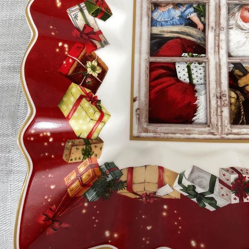 ビレロイボッホ　クリスマス プレート サンタクロース デザイン 超希少 ビレロイボッホ クリスマス プレート サンタクロース デザイン 超希少