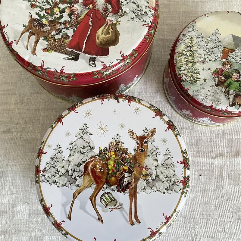 ビレロイ＆ボッホ クリスマス缶大 3個セットの中1個 未使用品 希少