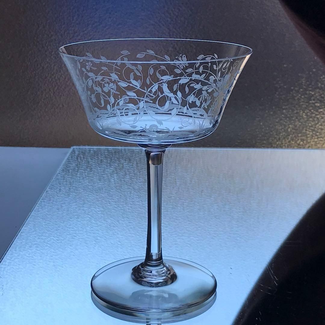 オールドバカラ Baccarat ☆レイラ Leillah☆シャンパングラス希少