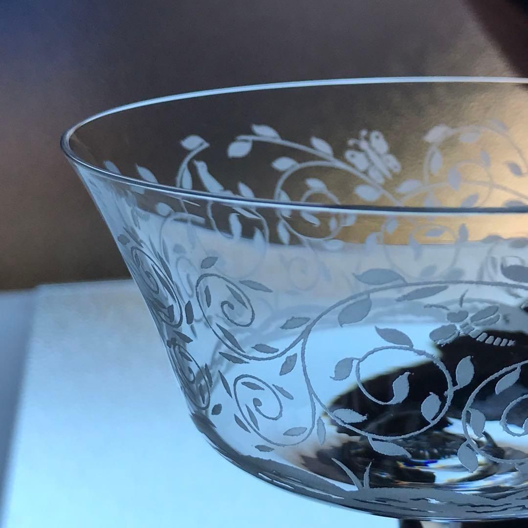 オールドバカラ Baccarat ☆レイラ Leillah☆シャンパングラス希少