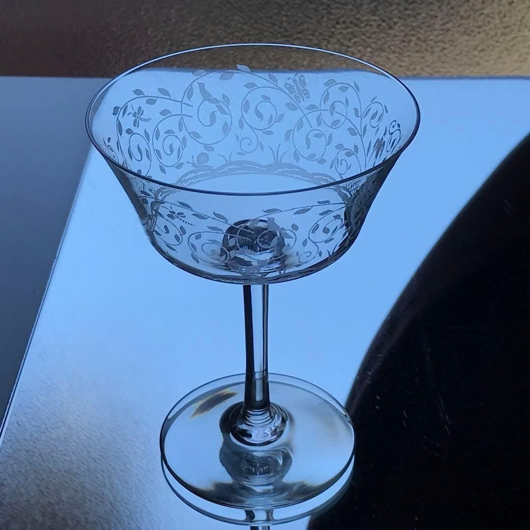 これって、オールドバカラじゃない？ オールドバカラ Baccarat ☆レイラ Leillah☆シャンパングラス希少