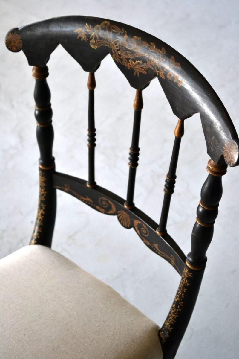 French chair chinoiserie - アンティークモール＆蚤の市情報サイト