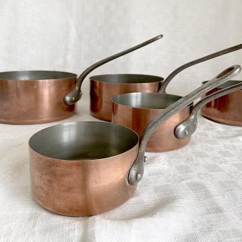 銅片手鍋 フランス本格派 銅鍋 使い勝手の良い厚さ1mm #3 直径164mm