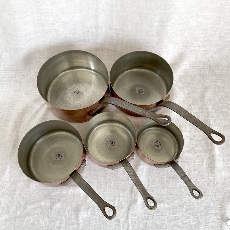 銅片手鍋 フランス本格派 銅鍋 使い勝手の良い厚さ1mm #3 直径164mm