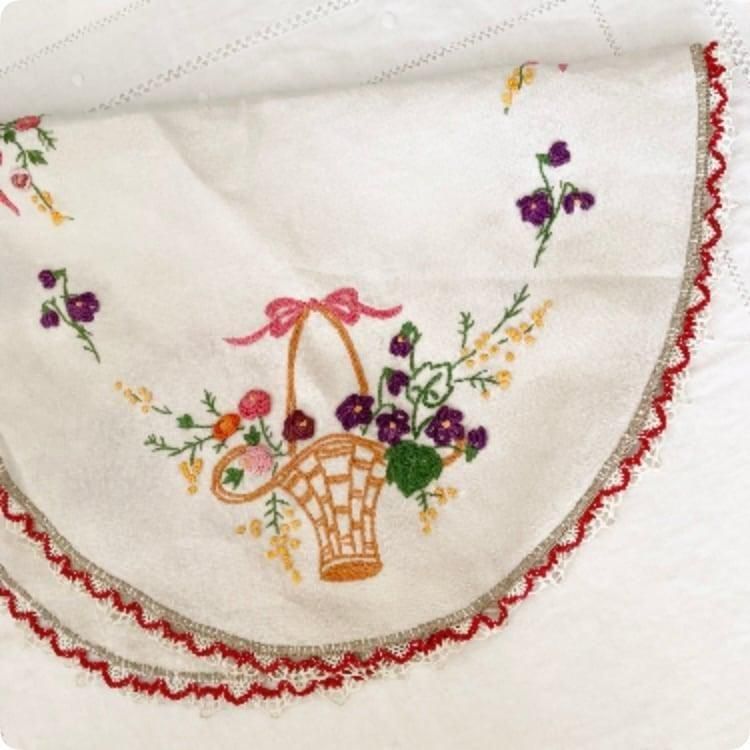 アンティークテーブルクロス・ドイリー特集｜リネン・レース・刺繍